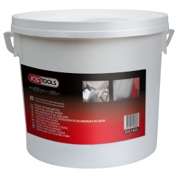 Idéal pour nettoyer et enlever peintures, vernis, etc. 
L'agent abrasif à base de soude ne chauffe pas la tôle ni ne la déforme 
Pour tous types de surfaces telles que le verre, le plastique, le caoutchouc, le bois, la pierre, etc. 
Abrasion efficace et écologique grâce au NaHCO3 (natron) 

