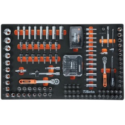 Module douille 1/4 et 3/8 196 pièces Dimensions module 367x588mm