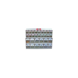 - Présentoir a fixer au mur.
livre rempli. pret a l'utilisation.
- dimensions en mm : l 600 x h 410 x p 108
- écrous h.u. 6 pans 8" 5 100-8" 6 50-8" 8 50-8" 10 25
- écrous frein bague nylon 8" 6 50-8" 8 25-8" 10 10
-ecrous autobloquant "two-lock