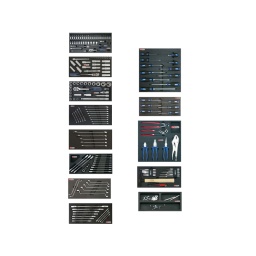 Composition de 187 outils ks tools en 13 modules.

- arretez de perdre vos outils !!! passez au modules mousses
- composition de 13 modules (5 tiroirs)

pour decouvrir la composition en detail telechargez la fiche technique

