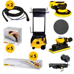 Pack iridium duo pneumatique pros 650cv 5.0+os 383cv workstation

Interface NET 150mm multiperforée 4mm, 1/unité 82S4000101
Mirka PROS 650CV 150mm 5,0 8995650111
Mirka OS 383CV 70x198mm 3,0 8991500111
Fiche multiprise Mirka 2P 230V EU, noire 8999295111
Tuyau coaxial pneumatique 27mm x 5,5m 8992514511
700910126
700910184
IRIDIUM 150mm Grip 121T 240, 100/unité 246CH09925
IRIDIUM 70x400mm Grip 140T Perf 80, 50/unité 246B205080
IRIDIUM 70x400mm Grip 140T Perf 150, 50/unité 246B205015
IRIDIUM 70x400mm Grip 140T Perf 240, 50/unité 246B205025
IRIDIUM 70x400mm Grip 140T Perf 320, 50/unité 246B205032
IRIDIUM 70x400mm Grip 140T Perf 400, 50/unité 246B205041
IRIDIUM 150mm Grip 121T 120, 100/unité 246CH09912
IRIDIUM 150mm Grip 121T 180, 100/unité 246CH09918
IRIDIUM 150mm Grip 121T 320, 100/unité 246CH09932
IRIDIUM 150mm Grip 121T 500, 100/unité 246CH09951
Pneumatic Box for DE 1230/1242 230V EU 8999101011
Système de fixation des coffrets pour 1230/1242 8999110411
Kit air et poussière pour 2 postes de travail 8992510211
700910126
700910184
Workstation pour extracteur Mirka 1230/1242 9190148011
Extracteur de poussière Mirka 1230 L AFC EU 230V 8999200111