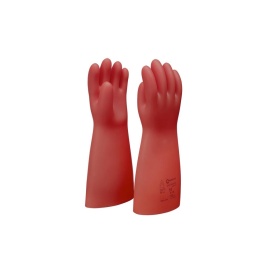Gants d'électricien en latex naturel rouge avec protection mécanique classe 0 AZC  T9