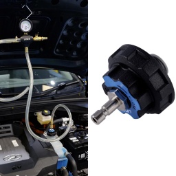 Bouchon de test de pression de refroidissement - Hyundai IONIQ 5 EV
Applications : Hyundai IONIC Hybrid (2020-2021), IONIC 5 (2022-2025), Kona Electric (2020-2023) et Kia Niro (2019-2022) avec un filetage à gauche.
Pour les tests de pression et le remplissage sous vide.
Filetage M32 x P2.0 L/H.
Fabriqué en nylon polyamide résistant.
Compatible avec le testeur de pression de liquide de refroidissement Laser Tools (référence 5614) et le kit de recharge de vide (référence 9116).