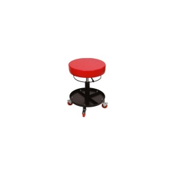 Tabouret sur roulettes réglable en hauteur

- rangement intégré
- hauteur siège 430-550mm - 4 roulettes
- poids : 6kg