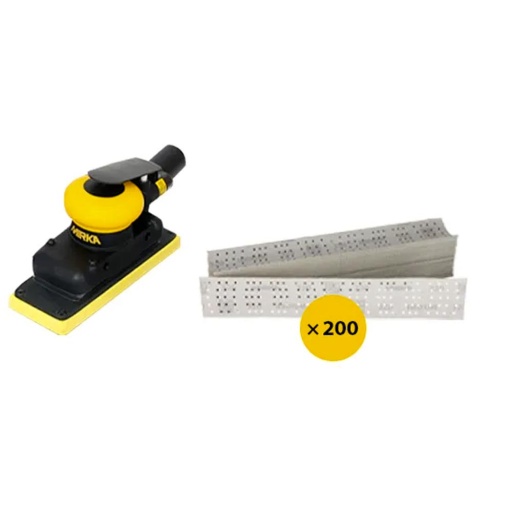 Pack ponceuse pneumatique os383cv + 200 disques