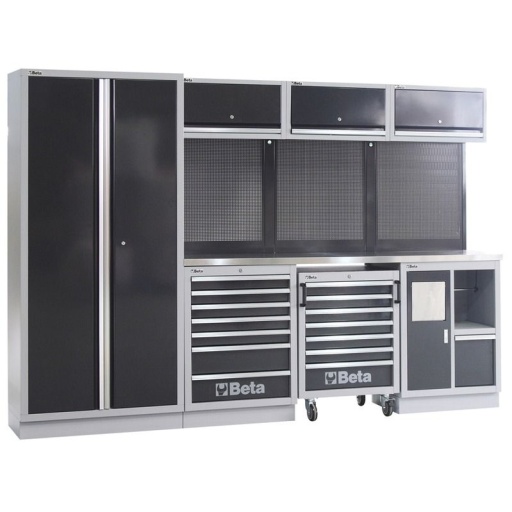 Combinaison d'ameublement de l'atelier C45X plateau inox