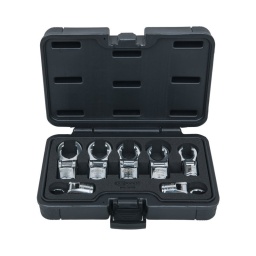 Jeu de clés à tuyauter articulees
- 6 pans ouvert
- carré d'entrainement intérieur selon din 3120 / iso 1174 avec encoche pour verrouillage par bille
- utilisation manuelle
- chrome vanadium
- coffret de rangement
utilisation : utilisation universelle pour les tuyaux sur la pompe à injection. les étriers de freins. etc.