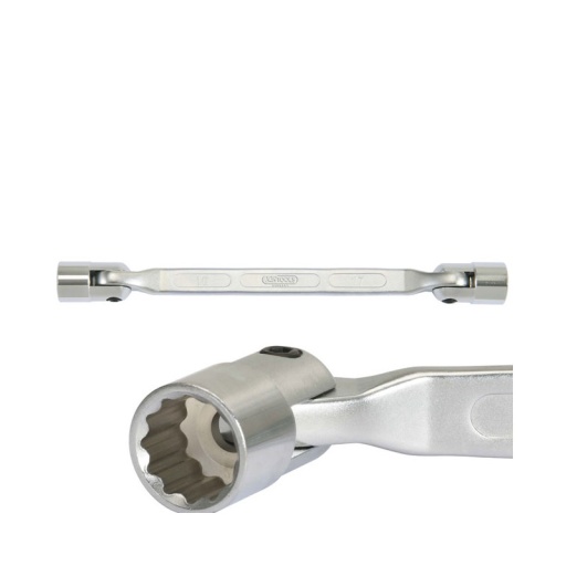 Clé à douilles articulée 6x7 mm  12 pans
