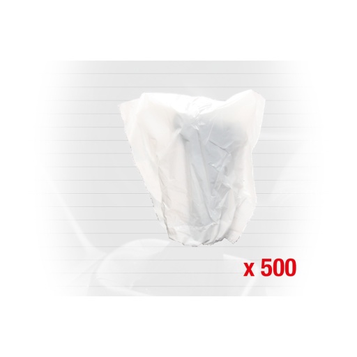 Protèges-pommeaux de vitesse jetables blanc pack de 500