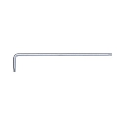 Clé mâle torx percéee longue
- percee des deux côtés
- idéale pour vis difficilement accessibles
- acier trempe