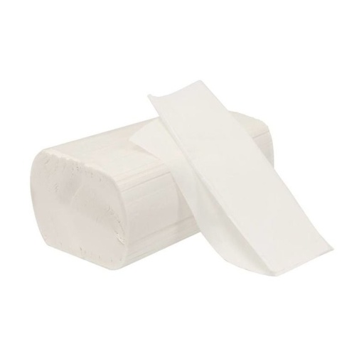 Essuie-mains blanc plié 250 feuilles 220x210mm - 20 recharges