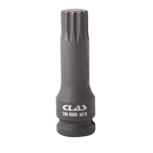 Embout XZN M18 1/2" Cr-Mo pour moyeux VAG