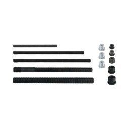 Jeu d'adaptateur de vis de force et d'écrous à embase
- vis de force avec filetage durci par induction (m10 - m22)
- utilisation optimale avec tous les outils pour véhicules (vl. pl. utilitaires) avec les réductions adaptees
- pour verins hydrauliques 440.0005. 440.0010 et 440.0020
attention : les tiges filetees doivent etre graissees avant utilisation
composition :
vis de force. m10
vis de force. m12
vis de force. m14
tige de force. m18/m22. l=250 mm tige de force. m22. l=250 mm adaptateur. m22-m10
adaptateur. m22-m12
adaptateur. m22-m14
ecrou à embase. m10
ecrou à embase. m12
ecrou à embase. m14
ecrou à embase. m18
ecrou à embase. m22