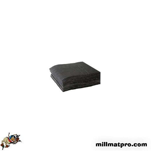 Tapis absorbant en fibre de polypropylène pour hydrocarbures