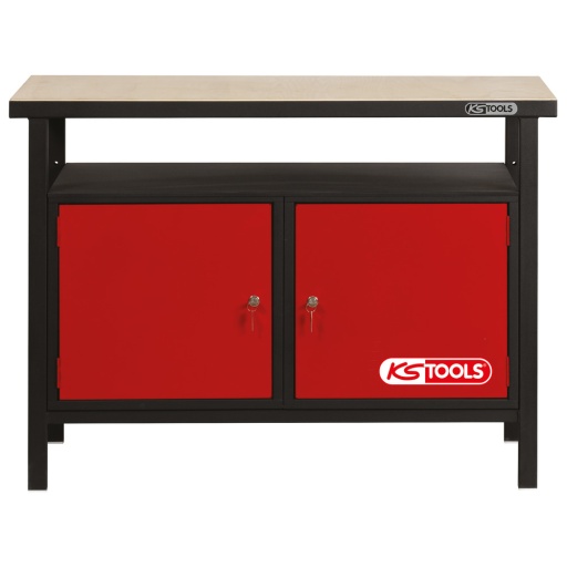 Etabli d'atelier 2 portes 840x1200x600mm