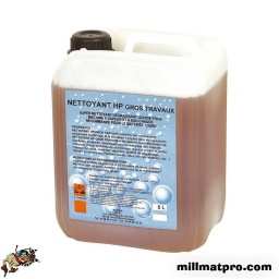 Nettoyant hp 5 l
gros travaux
super nettoyant degraisssant liquide pour machine a vapeur et à eau chaude
recomm nde pour le matériel lourd
travaux publics. chantiers navals. materiels agricoles
- machine hp 0.5 a 2%