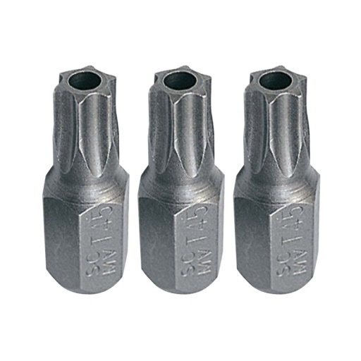 Embout de vissage 10mm torx percé t60 longueur 30 mm 