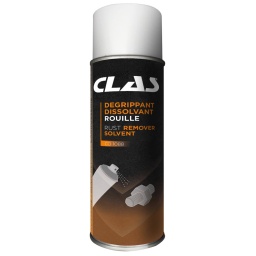 Idéal pour dissoudre la rouille et dégripper des pièces.
Le traitement dissolvant de rouille permet de débloquer les pièces les rouillées. Son effet actif surpuissant crée une réaction au contact de l'oxyde de fer, faisant passer la solution du blanc au violet intense. Cette formule exclusive dissout totalement les connexions de rouille et permet un déblocage facile. Il facilite la pénétration du dégrippant pulvérisé juste avant. Sa formule mousse permet une adhérence optimale sur tous les supports et favorise ainsi son efficacité.
Plus produit	2 en 1
Caractéristiques	Réaction chimique
Dissous la rouille
Facilite le dégrippage
Type de véhicule	VL