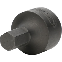Douille tournevis 1/4'' 6 pans 5 mm extra-courte