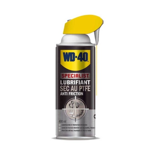 Aérosol lubrifiant sec au ptfe 400ml wd40