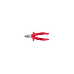 Pince coupante diagonale isolée 1000 volts

- acier bruni haute résistance
- poignée ergonomique bicomposant isolée 1000volts
- longueur 180mm 