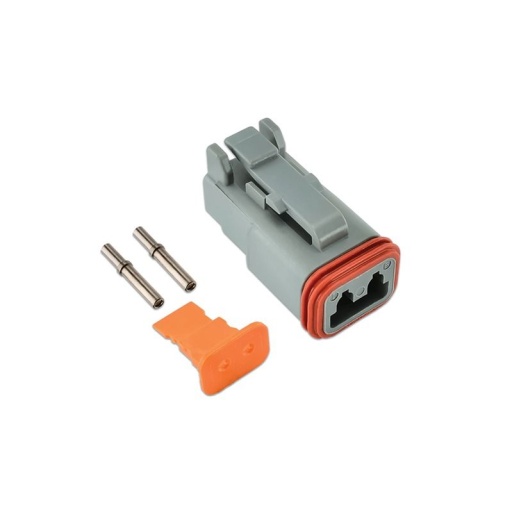 Connecteur Deutsch DT de 2 p&ocirc;les 4 pcs
