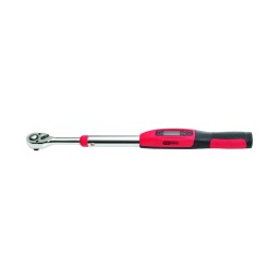 Clé dynamométrique 1/2 de 27 a 135 nm

- précision +- 1%
- affichage 0.1
- déclenchement bip sonore + led
- autonomie 110 heures
- utilisation dans les ambiances bruyantes et/ou sans visibilite
- cliquet 36 dents 
- pour pas à gauche et pas à droite

infos s.a.v garantie
moin d'un an : garantie complète 
plus d'un an : si la réparation necessite un recalibrage. il vous sera facture 59.8eur ttc (tarif 2012)
