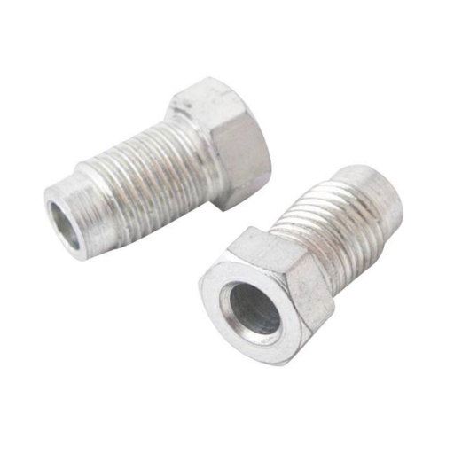 20 raccords tuyaux freins UNF 3/8" ø4.75mm embase décolletée L.20mm