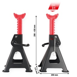 Chandelle à quatre pieds
Support en acier particulièrement robuste
Pour véhicules lourds
Très grande stabilité
Poignées de transport en acier
Réglage aisé grâce au levier de serrage rapide
La livraison se fait par paire
S'utilise conjointement avec un cric
Indispensable quotidiennement dans tout atelier
Construction massive en acier