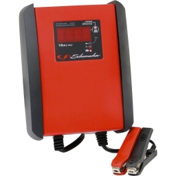 Pour la plupart des types de batteries (AGM, Gel, Calcium/ Wet, Start & Stop) .

Automatique.

Chargeur de batteries/Maintien de charge.
12V-15A Mode standard
12V-10A Mode showroom.
Écran digital multilingue.
Protection contre l’inversion de polarité.
Idéal pour voiture, camionnette, camping car, bateau, gros tracteur, avion de tourisme.
IP20.
Livré avec câbles de connexion à pinces, et crochet de suspension.
Fréquence
50Hz
Alimentation
230V
Ampérage
15A
Capacité batterie
230Ah
Tension de sortie
12V
Courant de charge
15A
Indice de protection
IP20
Modèle
SPI 15
Dimensions
203x156x74mm
Poids article
1,7KG