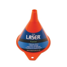 Entonnoir 140mm Entonnoir 140mm hauteur 130mm Fabriqué en Polypropylene orange pour une meilleur visibilité Conforme au directive PAHS et Reach