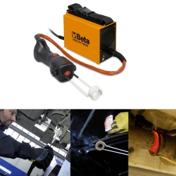 Coffret pistolet de chauffe par induction
D&eacute;blocage rapide des &eacute;crous et des boulons.
S&eacute;curit&eacute; maximale sans l'utilisation de flammes.

Permet de chauffer sans flamme, mais par induction, tout type de m&eacute;tal ferromagn&eacute;tique afin de desserrer les boulons, &eacute;crous, moyeux et roulements extr&ecirc;mement gripp&eacute;s.

Avantages :
- Gain de temps : chauffe rapide et extr&ecirc;mement pr&eacute;cise
- S&eacute;curit&eacute; incendie : absence de flamme, s&eacute;curit&eacute; optimale pour l'utilisateur
- Fonctionnel : utilisation d'une seule main et remplacement facile des bobines.
&Eacute;quipement standard :
- 2 serpentins frontaux, &Oslash; 19 et 26 mm, pour le d&eacute;blocage des &eacute;crous
- 1 serpentin de contact
- 1 serpentin plat pour la chauffe de surfaces
- 1 serpentin flexible, longueur 800 mm
- Livr&eacute; dans un coffret plastique
Caract&eacute;ristiques techniques :
- Tension d'entr&eacute;e : 230 V CA, 50/60 Hz
- Courant d'entr&eacute;e : 7,5 A max.
- Puissance : 1,75 kW max.
Domaines d'application :
- Industrie automobile
- Maintenance industrielle
- Industrie a&eacute;ronautique
- Industrie navale
- Industrie p&eacute;trochimique