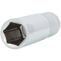 6 pans
Syst&egrave;me FlankTraction
Selon DIN 3124 / ISO 2725
Carr&eacute; d'entra&icirc;nement int&eacute;rieur selon DIN 3120 / ISO 1174 avec encoche pour verrouillage par bille
Version longue
Pour une utilisation manuelle
Finition satin&eacute;e
Chrome Vanadium
