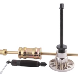 Repousse cardan mécanique & hydraulique. Coffret multi-solutions pour cardan, idéal pour l'extraction d'un élément lié au train roulant et au système de freinage. à l'aide d'accessoires pour tirer la bride afin de l'actionner avec la masse à inertie le vérin hydraulique 10 tonnes est adapté pour répondre aux plus haute exigences. Permet d'intervenir sur les opérations suivantes : la vérification ou remplacement des roulements de roues. intervention sur transmission, soufflet du joint homocinétique, réfection mâchoires de freins AR, Contrôle tambours arrières,…). Ces interventions importantes et régulières sont consommateurs de temps et d'énergie, mais avec cet extracteur hydraulique de moyeux de roue, vous pourrez obtenir un résultat deux fois plus élevé avec deux fois moins d'efforts, en sécurisant le travail. Composition : vérin hydraulique capacité de 10 tonnes. vis de traction. masse à inertie 4.5Kg. Affectations : VW, Audi, Seat, Skoda, Opel, Volvo, Fiat, Renault, Peugeot, Citroën. Pour les moyeux à quatre ou cinq boulons. Utilisation sans effort.
Coffret multi-solutions pour cardan, idéal pour l’extraction d’un élément lié au train roulant et au système de freinage. 
A l'aide d’accessoires pour tirer la bride afin de l'actionner avec la masse à inertie le vérin hydraulique 10 tonnes est adapté pour répondre aux plus haute exigences.

Permet d'intervenir sur les opérations suivantes :
- la vérification ou remplacement des roulements de roues
- intervention sur transmission, soufflet du joint homocinétique, réfection mâchoires de freins AR, Contrôle tambours arrières,…)  
Ces interventions importantes et régulières sont consommateurs de temps et d'énergie, mais avec cet extracteur hydraulique de moyeux de roue, vous pourrez obtenir un résultat deux fois plus élevé avec deux fois moins d'efforts, en sécurisant le travail.

Composition :
- vérin hydraulique capacité de 10 tonnes
- vis de traction 
- masse à inertie 4.5Kg

Affectations :
VW, Audi, Seat, Skoda, Opel, Volvo, Fiat, Renault, Peugeot, Citroën
Pour les moyeux à quatre ou cinq boulons


Utilisation sans effort
À PROPOS DE LA MARQUE CLAS
Notre Marque CLAS « Garage Solutions » basée en Savoie (France), a été créée en 1996. Nous sommes depuis toujours un acteur innovant de l’équipement et de l’outillage technique pour véhicules légers, utilitaires et poids lourds. Aujourd’hui, nous évoluons vers un écosystème offrant des solutions globales, bénéfique pour l’ensemble de nos partenaires. Nous nous adaptons à vos besoins et budgets, en étant toujours plus simple et réactif avec des hommes et des femmes experts, passionnés, au cœur d’une digitalisation à votre service. Consolidant notre leadership en France, nous accélérons notre expansion afin de devenir un acteur clef à l’international. 