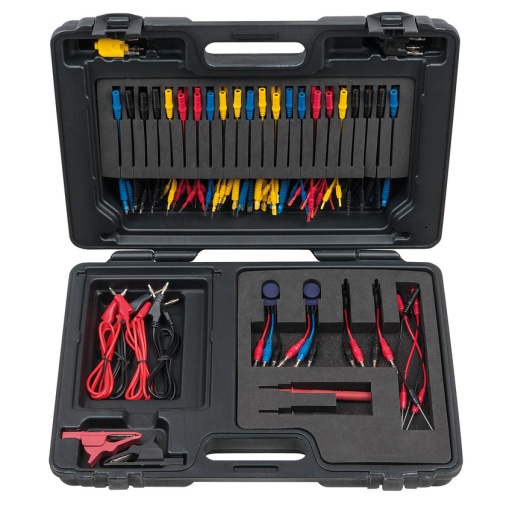 Coffret de câbles de mesure et de test pour diagnostic, 12/24 V, 92 pcs