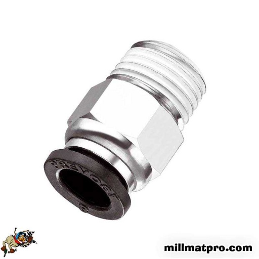 10 raccords 6mm r3/8 instantané droit mâle conique