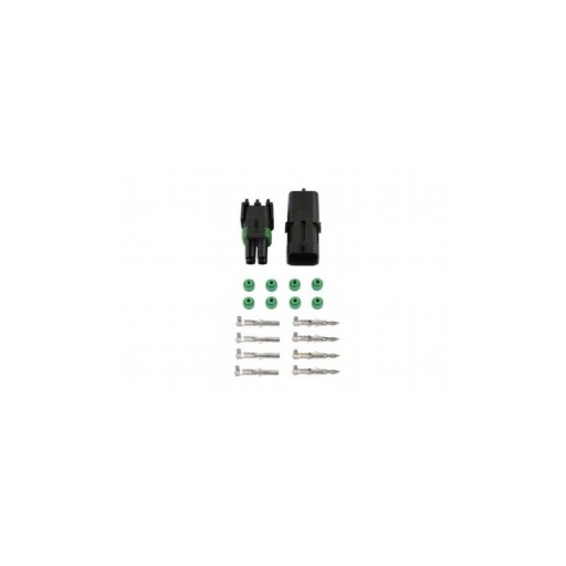 Kit assortiment de connecteurs electriques automobile étanche Delphi 4 pôles - 18 pcs