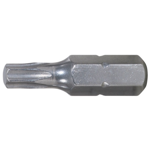 Boite de 5 embouts de vissage INOX TORX 1/4" - L.25mm, T30