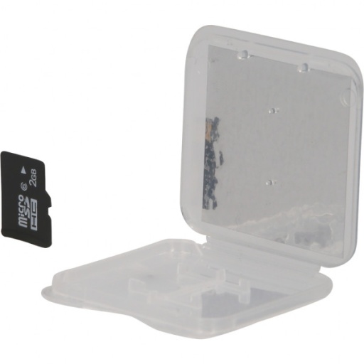 Carte m&eacute;moire microSD 2 Go pour vid&eacute;oscope