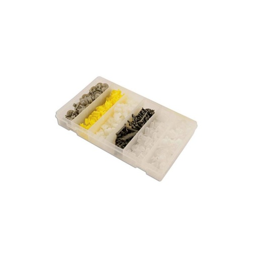 Coffret assortiment agrafes pour renault 300 pièces