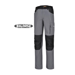 Pantalon de travail léger, stretch et multipoches
Composition
39% coton, 61% polyester, en tissu ripstop extensible gris, 170 g/m2.
Design
Coupe regular
Taille réhaussée sur l'arrière pour une meilleure protection du dos
Taille extensible
Deux grandes poches avant
Deux poches arrière dont une avec fermeture à scratch et l'autre avec fermeture à rabat
Grande poche gauche avec fermeture à scratch et porte badge
Poche pour règle
Poches permettant l'insertion des genouillères
Logo et détails réfléchissants
XS, S, M, L, XL, 2XL, 3XL
46, 48, 50, 52, 54, 56, 58