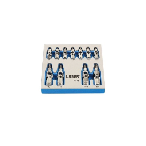 Mini module douille Torx mâle à cardan T8 à T55