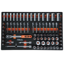 Module douille 1/2 78 pièces Dimensions module 367x588mm