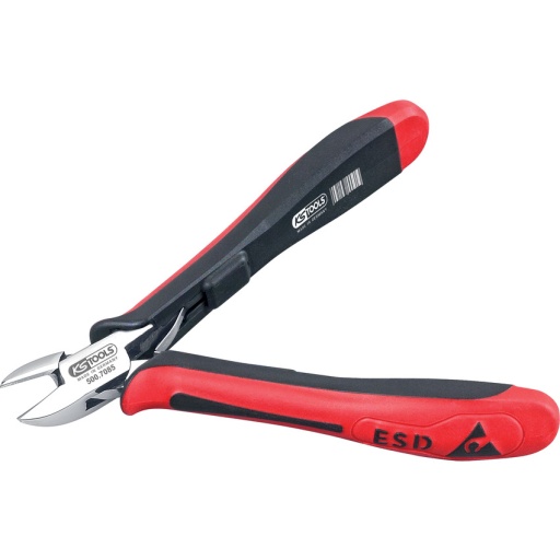 Pince ESD coupante diagonale tête ronde et sert fil, 125 mm