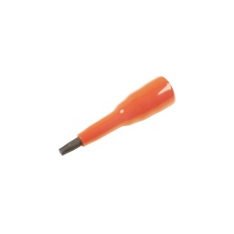 Douille Torx extra-longue isolée, carré de 3/8", TX25 Homologuée CEI 60900, 1 000 V. Longueur d'embout supplémentaire de 27 mm. Longueur totale de 82 mm.  