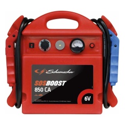 Boîtier robuste en polyéthylène incassable de 5mm.
Câbles longs et flexibles avec une double isolation.
Type de batterie : plomb AGM.
Sortie 6V : 16A.
Chargeur : 0,8A.
La batterie a une capacité extrêmement élevée pour accumuler et disperser de l'énergie à fort ampérage.
Pinces entièrement isolées équipée d'une LED qui rend son utilisation facile et sûre dans l'obscurité.
Fusible de protection de 300A directement accessible depuis l'extérieur du booster.
Option : câbles auxiliaires.
Longueur du câble
1,5m
Tension
230V
Courant de démarrage en crête
2520A
Section du câble
35mm²
Courant de démarrage
850A
Modèle
SOS 6V
Caractéristiques
pinces : 650A
Dimensions
450x130x390mm
Poids article
16,5KG