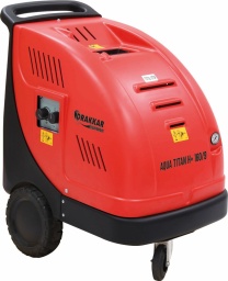 Nettoyeur HP eau chaude 230V 9 l/min 160 bar flexible 10m et total stop
Pompe radiale 1450 tr/min (pistons céramiques) à vilebrequin de qualité industrielle.
Moteur 3CV.
Régulateur séparé de la culasse.
Châssis mécano-soudé.
Sécurité de surpression.
Système d'injection produit.
Câble d'alimentation 3m.
Capacité réservoir fuel 16L.
Longueur du serpentin chaudière 28m.
Température de service 85°C.
Système Total Stop.

Point info :
Accessoire indispensable, kit anti-calcaire réf.50418.


Livré avec :
pistolet HP avec raccord tournant
lance simple 700mm à tête réglable et buse
flexible tressé
2 roues pleines caoutchouc + 1 roue pivotante à l'avant
Température 85°C
Rotation 1450 tr/min
Puissance 2,2kw
Alimentation 230V
Type moteur 3CV
Longueur du flexible 10m
Débit max 9 l/min - 540 l/h
Pression de service 160 bar
Type de pompe radiale, qualité industrielle
Niveau sonore 90db
Modèle avec flexible 10m
Usage régulier 4 à 5 h/jour
Matière pompe laiton
Piston céramique
Dimensions 800x580x900mm
Arrêt automatique
Poids 101,6KG