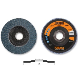 Disque à double lamelles zirconium support fibre de verre 125mm 11208B grain 40
Disque à lamelles plat Zirconium avec support fibre de verre et double lamelles
Exécution plate
- Indiqué pour ébavurage, meulage et  nition de surfaces.
- Utilisable pour les opérations sur les aciers inoxydables, les métaux ferreux et non ferreux.
- Les grains plus gros sont indiqués pour les travaux de meulage et de dégrossissage ; en revanche, les grains plus fins sont particulièrement adaptés aux travaux de  finition.
- Lot de 10