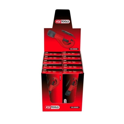 Présentoir de 10 coupe-tubes cuivre KSR, Ø3 - 42 mm