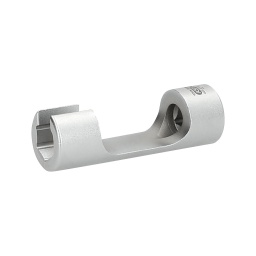 6 pans
Carr&eacute; d'entra&icirc;nement int&eacute;rieur selon DIN 3120 / ISO 1174 avec encoche pour verrouillage par bille
Longueur et forme sp&eacute;cifique
Pour le montage et le d&eacute;montage des conduites d'injection difficilements accessibles
L&rsquo;entra&icirc;nement et la sortie sont situ&eacute;s sur un m&ecirc;me axe ce qui permet un serrage contr&ocirc;l&eacute; de vis
Permet un travail rapide et simple
l&rsquo;ouverture permet une rotation de 180&deg;
Finition satin&eacute;e
Chrome Vanadium
